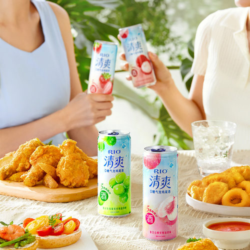 RIO锐澳预调鸡尾酒5度清爽330ml*4罐低度酒气泡酒果酒女士甜酒 - 图3