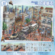 Beijing Hutong Landscaping Sticker Art Blue 158.0
