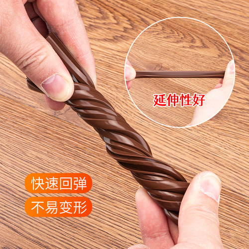 硅胶10米断桥铝门窗密封条隔音条铝合金窗户防风条防水条卡槽式 - 图1