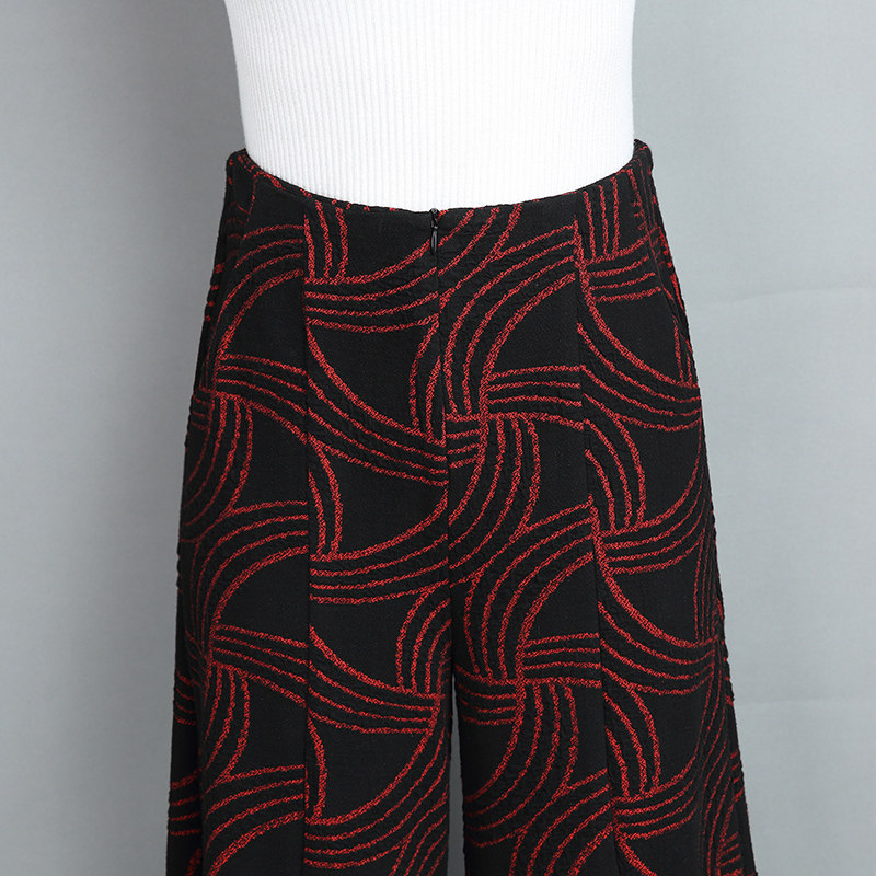 qslz /清水灵籽拼接大女休闲裤裙裤 清水灵籽休闲裤