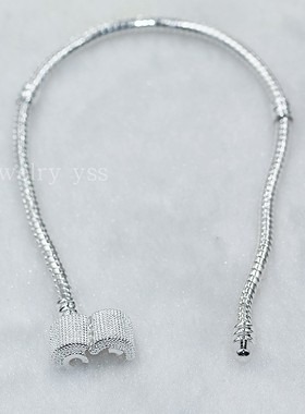 diy百搭手链银色饰品配件琉璃珠