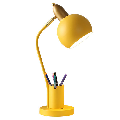 北欧创意笔筒台灯卧室ins 少女床头灯简约护眼书桌学生宿舍插电式 - 图3