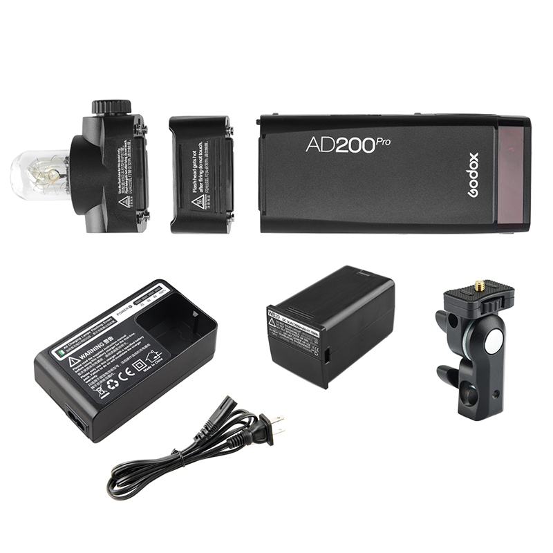 神牛AD200pro外拍闪光灯锂电池TTL摄影灯便携单反相机口袋双灯头-图2