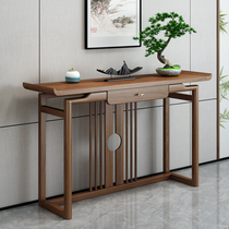 New Chinese Xuanguan Table Chinese solid wood slips for table strips case light extravagant and luxurious entrance of the family Zen Yutsuksuk Xuanguan Guan Guan Tai