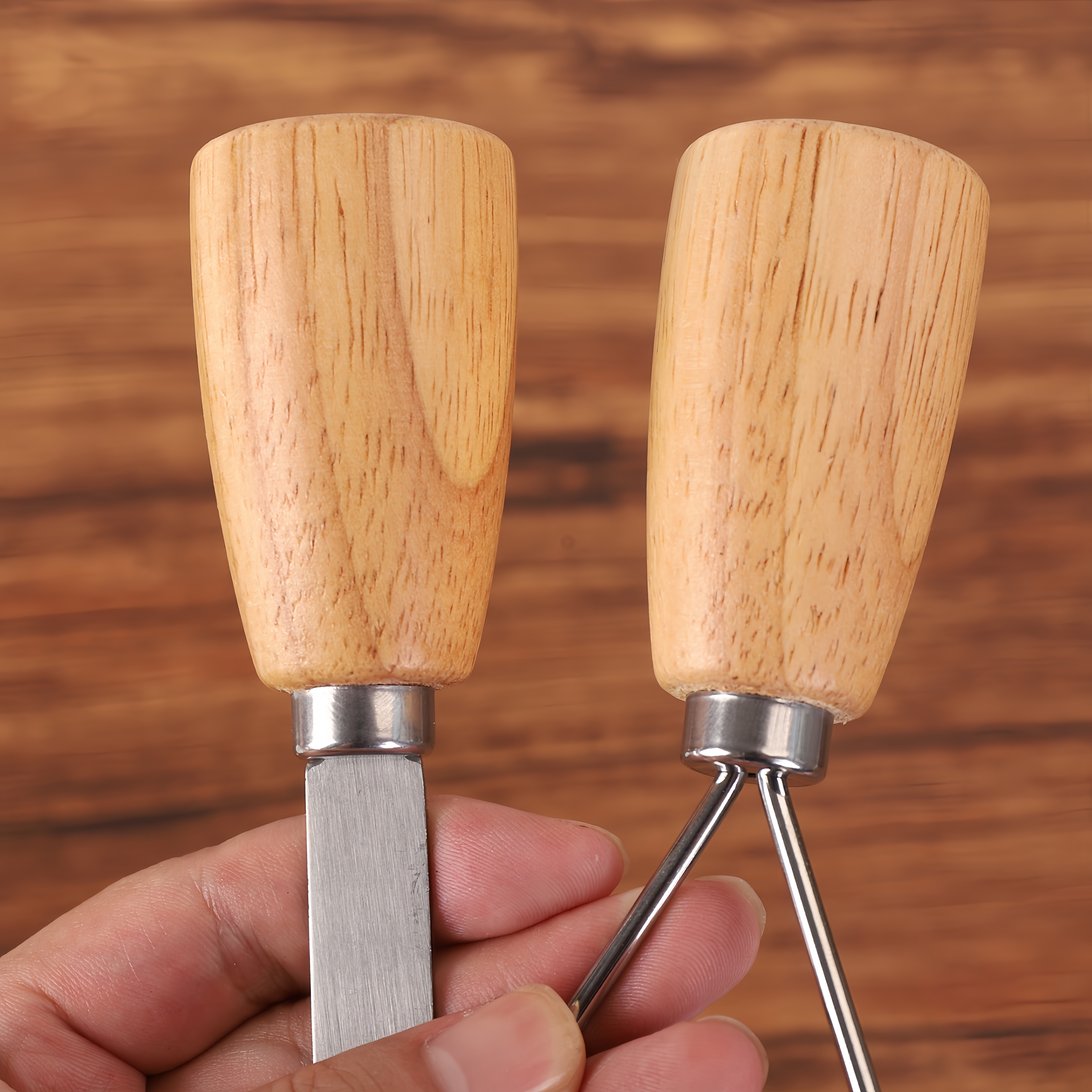 实木不锈钢立式压薯器厨房工具DIY土豆泥芋头芋泥番薯压泥捣泥器 - 图2