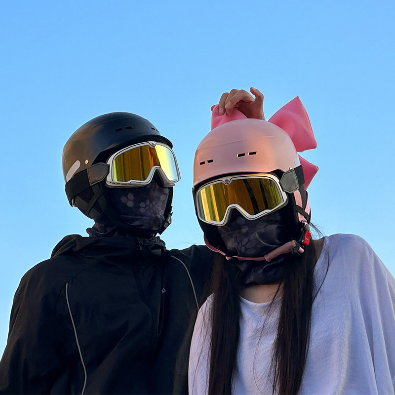 滑雪头盔一体男女新款保暖成人单板专业雪盔防撞双板儿童雪镜装备,淘宝优惠券,粉丝福利购,淘宝优惠卷