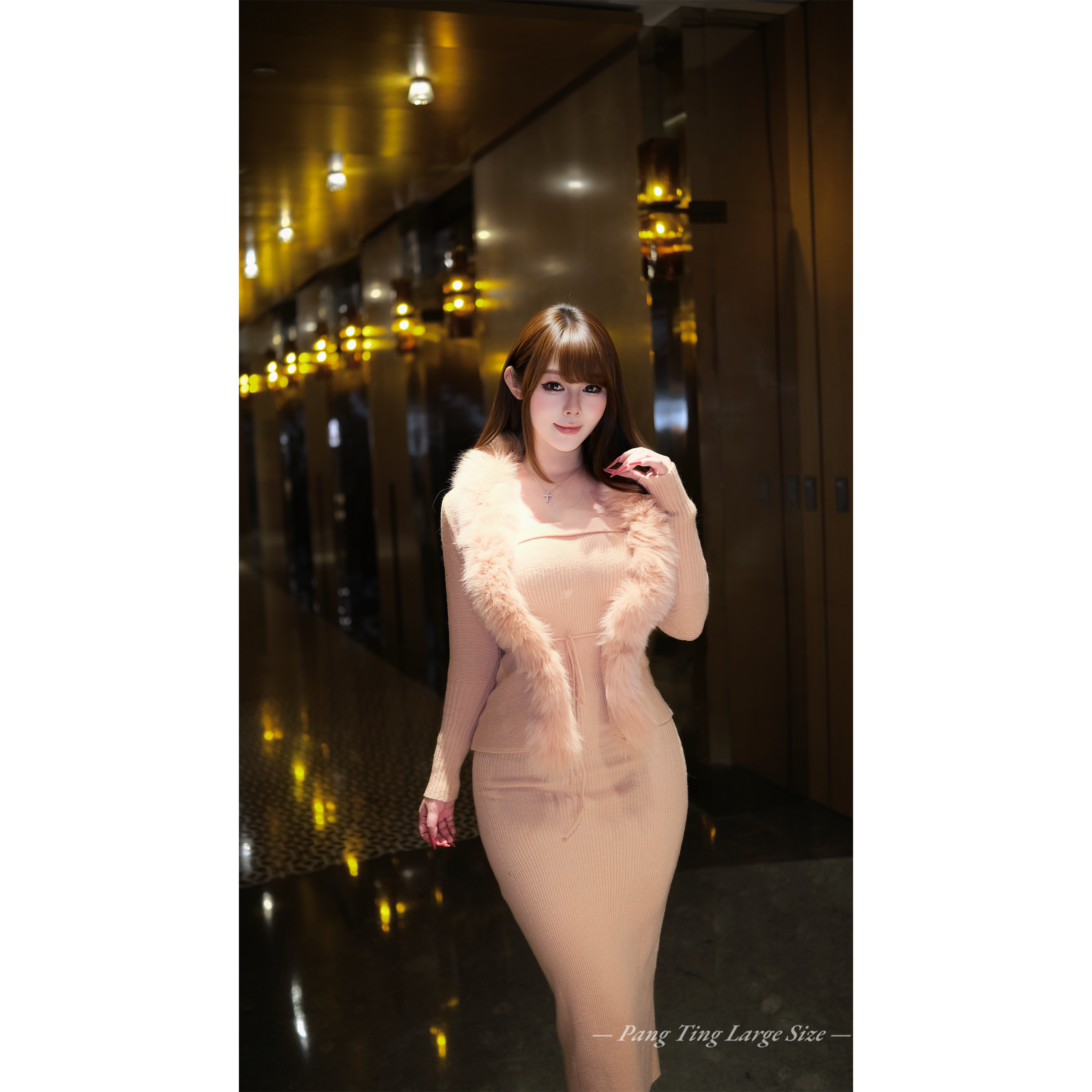 1/19 20:00 新品上市 「妲己狐」韩女定染蜜桃粉真狐狸毛套装,淘宝优惠券,粉丝福利购,淘宝优惠卷