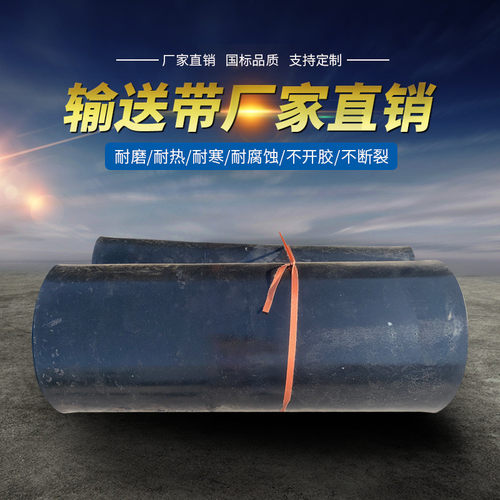 挡板裙边输送带挡边隔板大倾角尼龙环形皮带计量电子秤传送传动带 - 图0