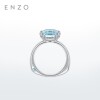 ENZO 18K gold aquamarine ring