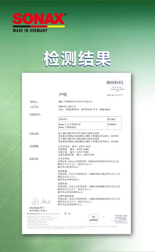德国索纳克斯SONAX汽车空调清洗系统清洁杀菌除菌去除异味剂进口 - 图2