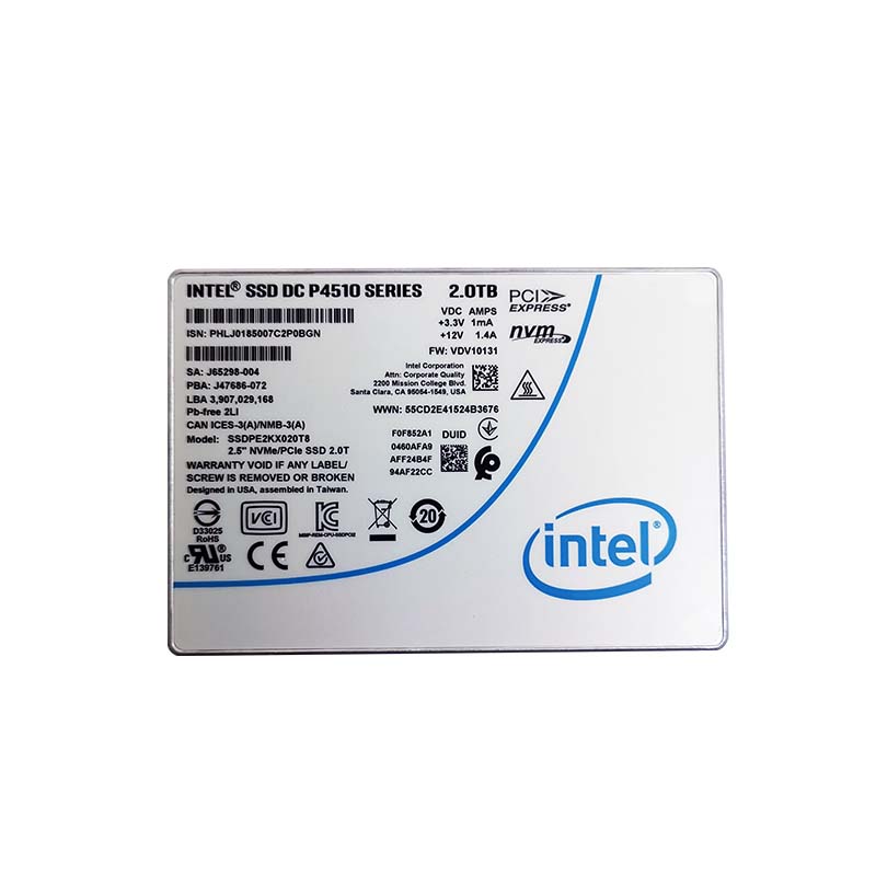 英特尔P4510 8T 1T 2T 4T P4600 1.6T U.2 NVME PCIE固态硬盘P450-图3