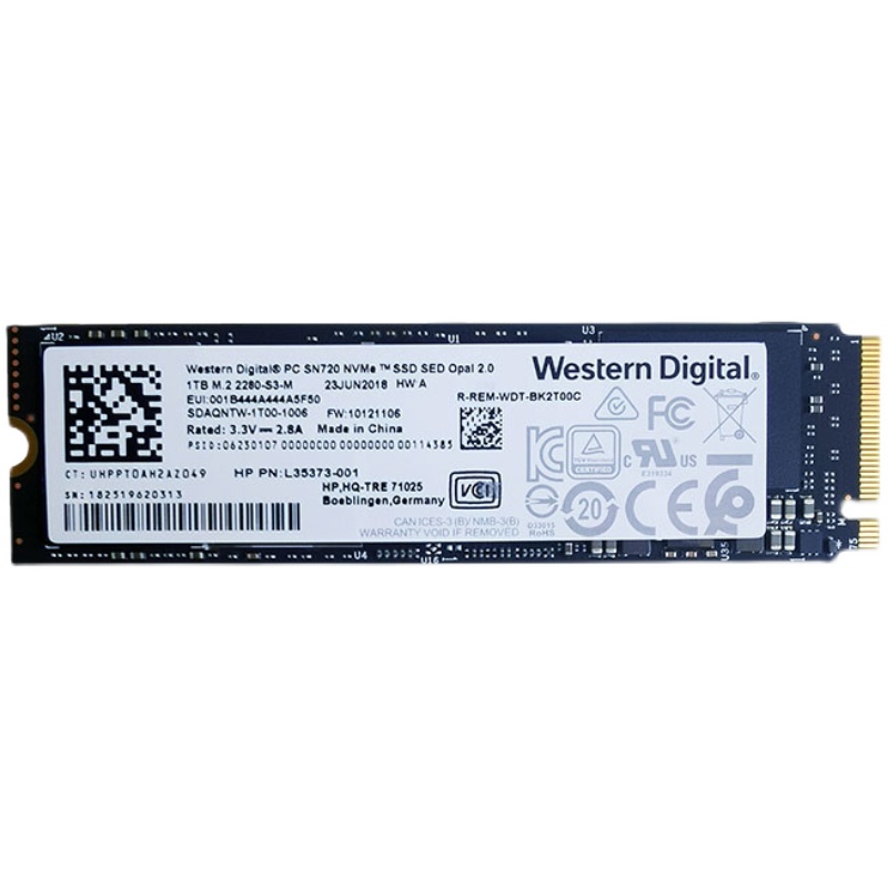 西数SN720 256G 512G SN730 M.2 NVME 2280黑盘固态硬盘760P 128G - 图3