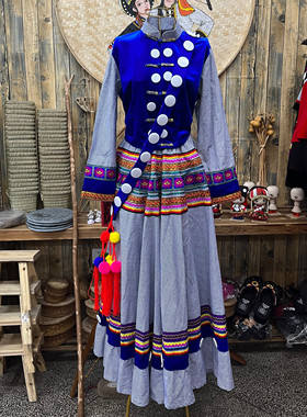 傈僳族服装服饰配饰 私人高端定制版 民族服装服饰批发 正品