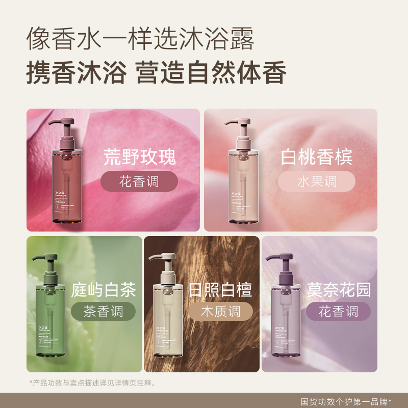 【王俊凯同款】水之蔻果酸沐浴露持久留香控油祛痘保湿滋润男女士