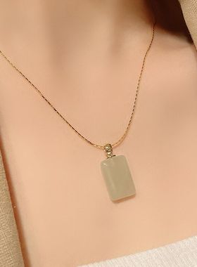 无事牌和田玉纯银新款