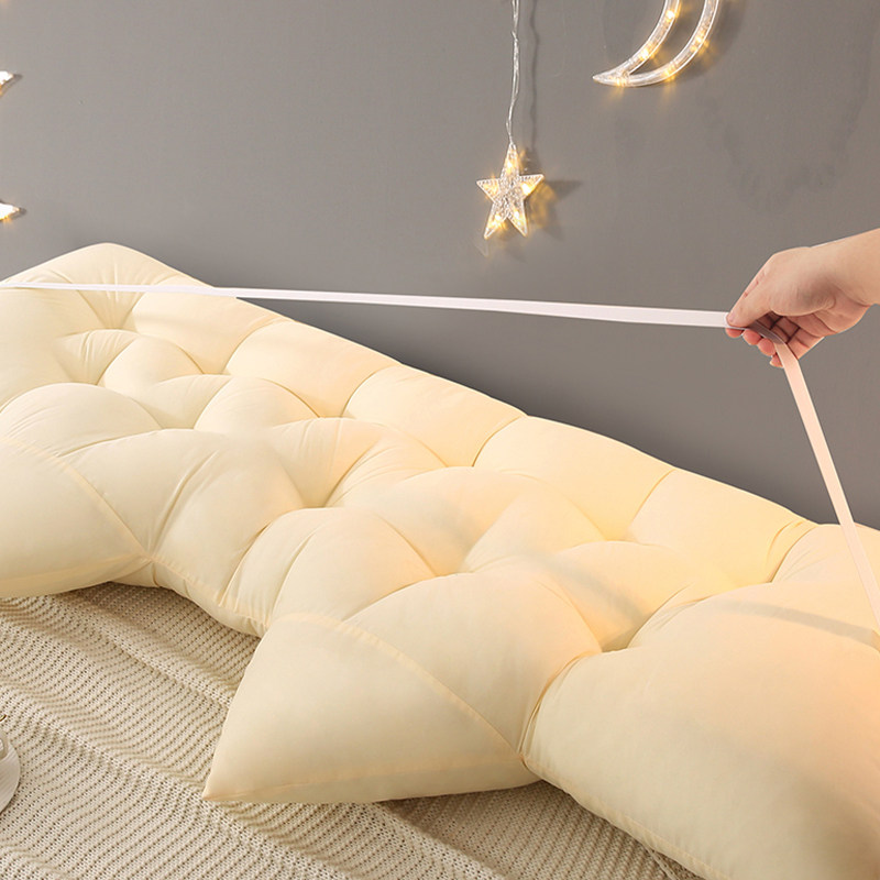 宿舍床头靠垫可爱榻榻米软包靠背卧室床上大靠枕飘窗防撞软垫绑带,淘宝优惠券,粉丝福利购,淘宝优惠卷