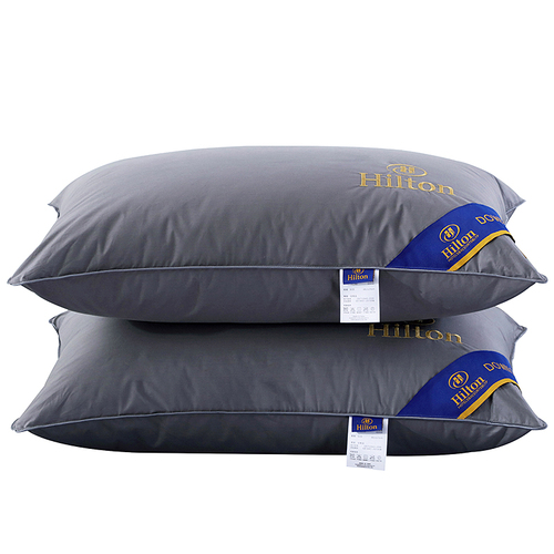 Down pillow 100% white goose down pillow core five-star hotel single and double pillows a pair of household pillows