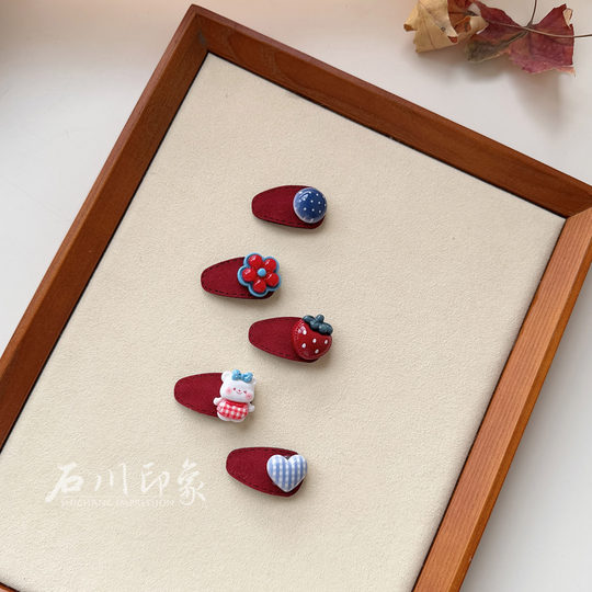 Ishikawa impression baby hair clip Korean style baby