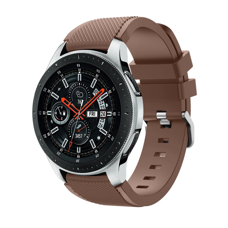 三星Gear S3斜纹硅胶快拆手表带galaxy watch 3 45 /46mm运动腕带 - 图3