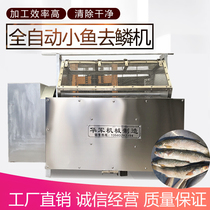 Commercial fully automatic scraping and scaling machine for small fish descaling machines to wash and squalor fish machine white bar crucian scraping fish scale planing