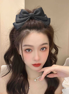 发夹布日韩高级感鸭夹顶夹女成人