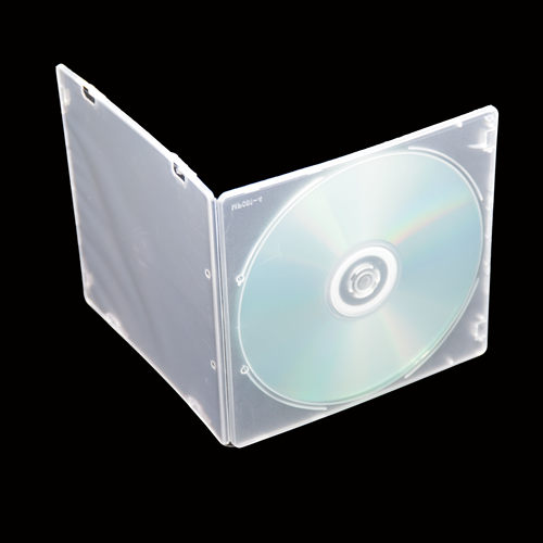 PP光盘盒不易碎cd盒12CM光碟盒可插封面dvd单片装收纳盒光碟盒 - 图1