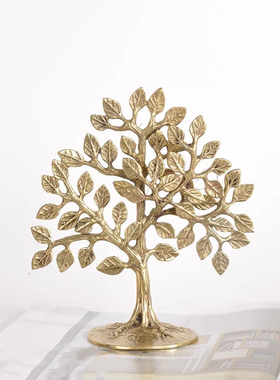 抽象金属线条人脸摆件