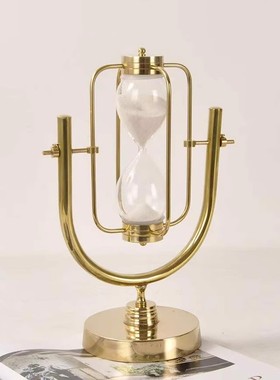 铜沙漏欧式书房美式法式装饰品摆