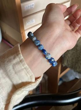 天然石国风极简显白手串