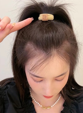 小熊加粗高弹力头绳无接缝