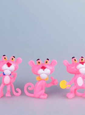 网红新款卡通风购物车6只摆件