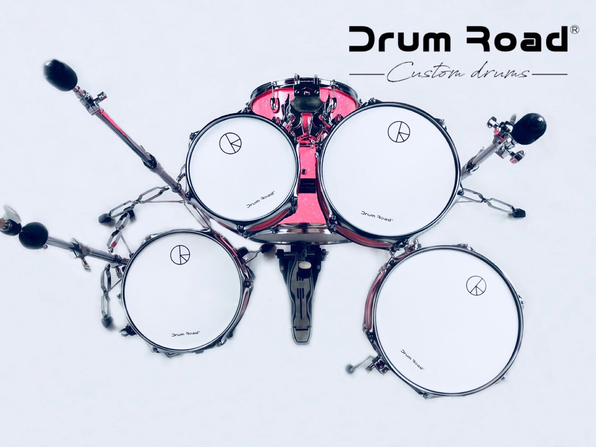 Drum Road® Roadshow路演系列RS512特色丛林小尺寸架子鼓爵士鼓-图3