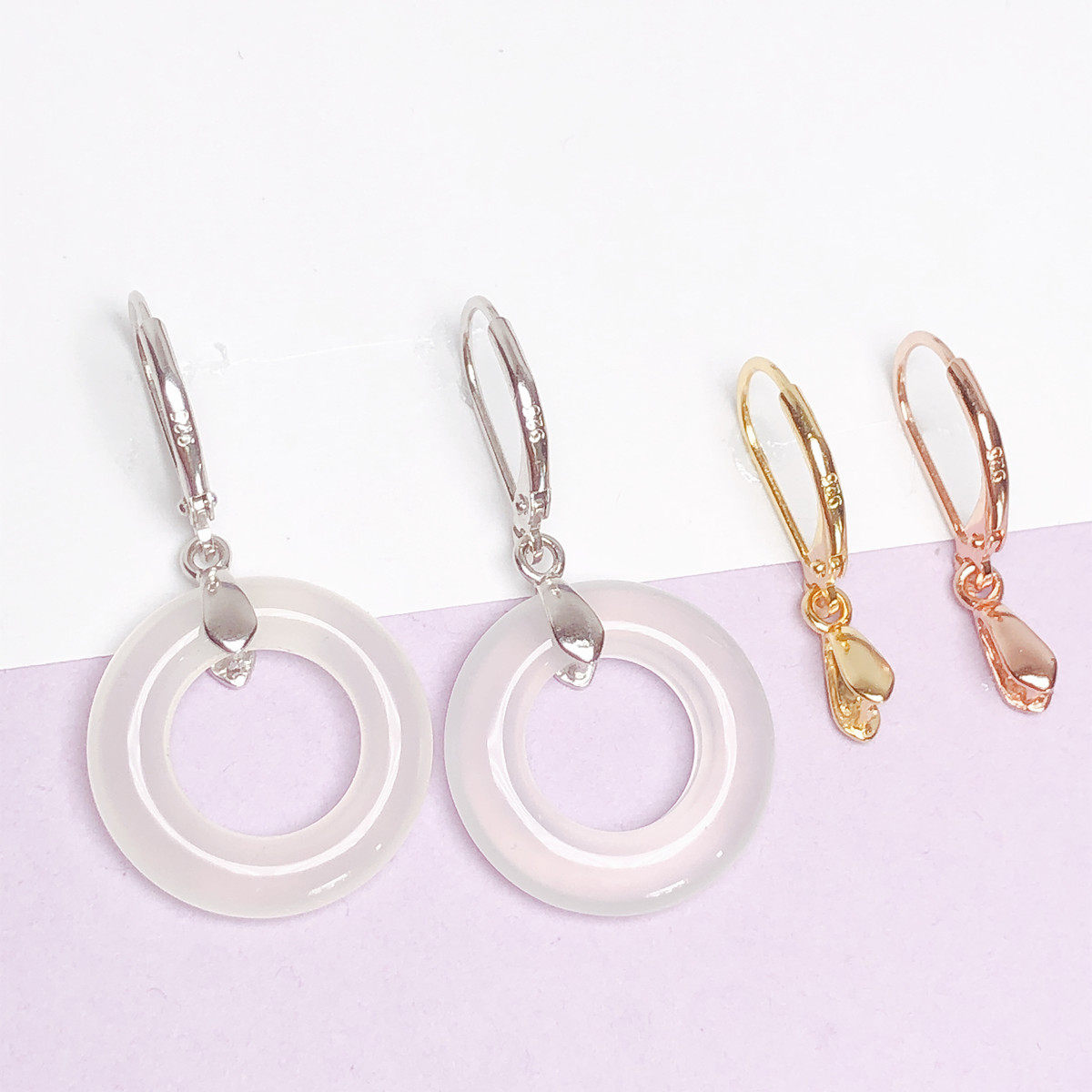 925纯银耳钩耳环时尚百搭简约耳钩纯银防过敏耳坠DIY手工银耳勾,淘宝优惠券,粉丝福利购,淘宝优惠卷