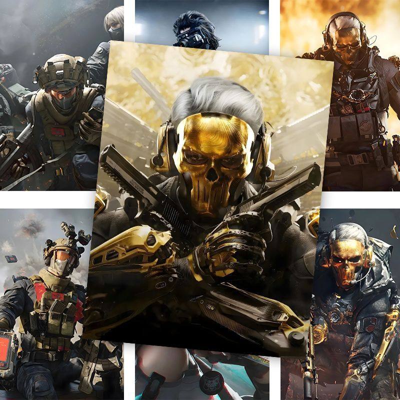 60张三角洲海报贴墙墙上挂画二次元卧室墙贴房间装饰画ins风墙纸,淘宝优惠券,粉丝福利购,淘宝优惠卷