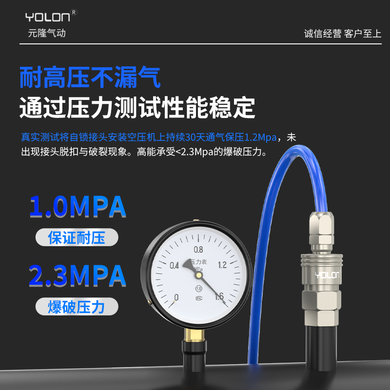 C式快速接头气管自锁高压公母快插气动配件大全空压机汽气泵风炮