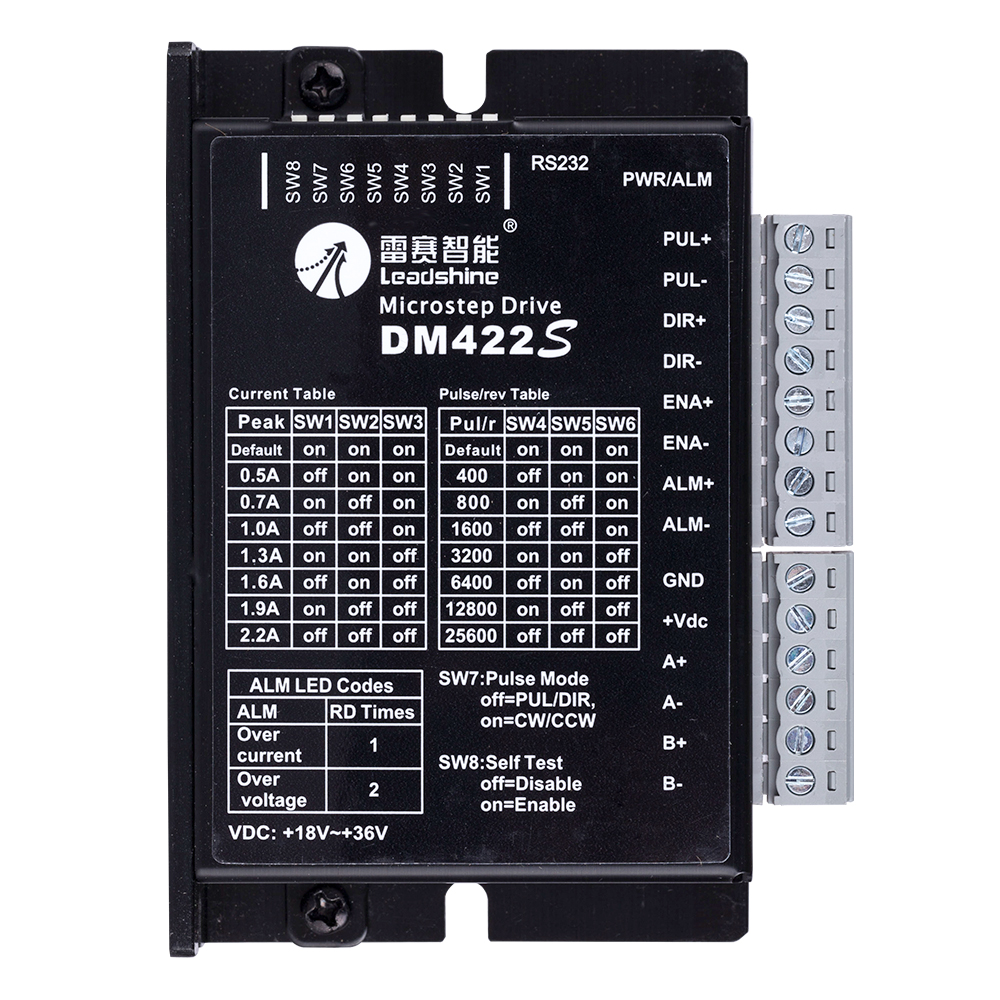 新款步进电机控制器DM422S/DM442两相电机驱动模块适配42mm电机新 - 图0