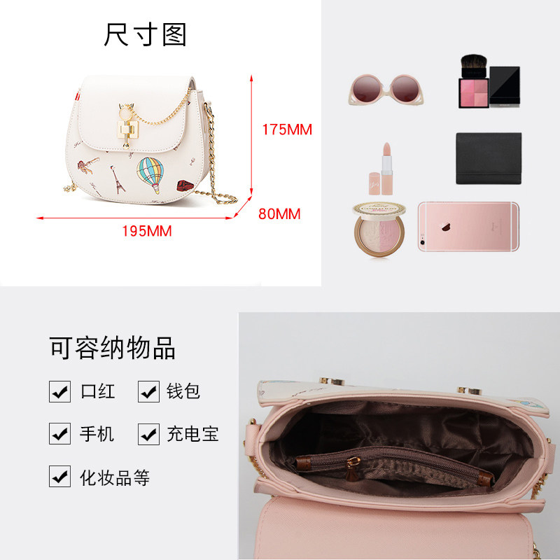 秋冬2020新款潮网红ck链条小包包 cona卓而耐女士包袋