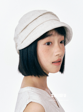 知雾日系休闲风轻薄透气渔夫帽女