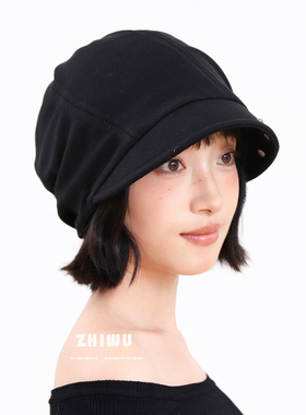 知雾秋冬美式复古风贝雷帽女