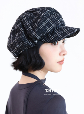 知雾小众设计感贝雷帽女显脸小