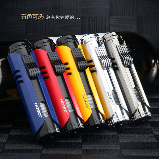 中邦创意防风充气打火机直冲火焰点烟器烘焙烧烤厨房打火机烟具