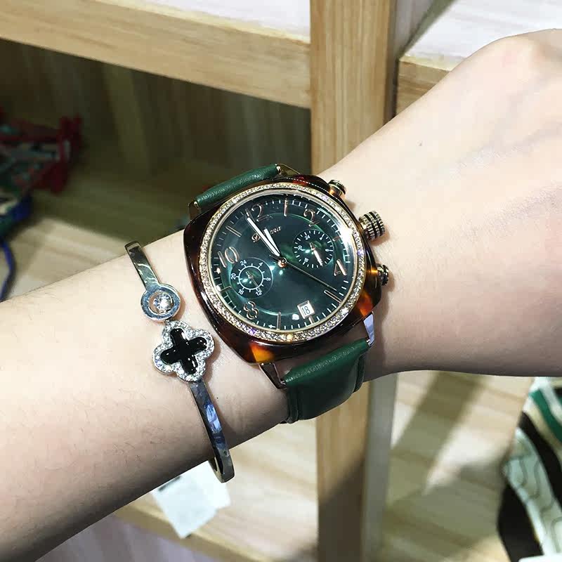 正品蒂玮娜新品时尚潮流欧美石英表 davena婷邦国产腕表