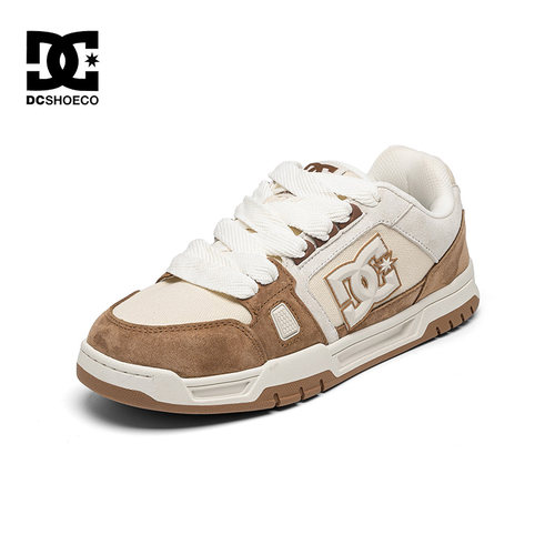 DC SHOES奶白摩卡板鞋男款2025新款男鞋冬季休闲鞋复古鞋子男潮鞋 - 图0