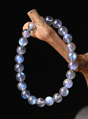 天然水晶绿幽灵手链男女款