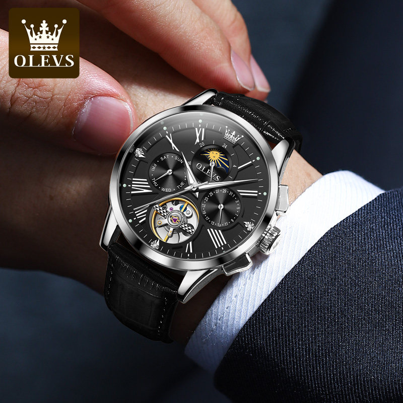 2021年新款瑞士男士男全自动机械表 欧利时鼎延国产腕表