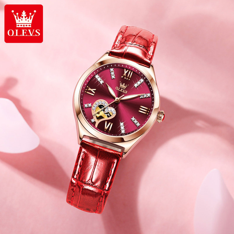 2021年新款瑞士认证正品女士名表 欧利时鼎延国产腕表