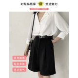 Tide, костюм, шорты, тонкие черные штаны для отдыха, оверсайз, коллекция 2022, свободный крой