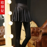 Леггинсы, комплект, подходит с юбкой, штаны, зимняя приталенная юбка, осенние