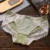 Vanilla Matcha Cotton Retro Bow Bow Sexy Low Rise Đồ lót nữ nk133 - Nam giới