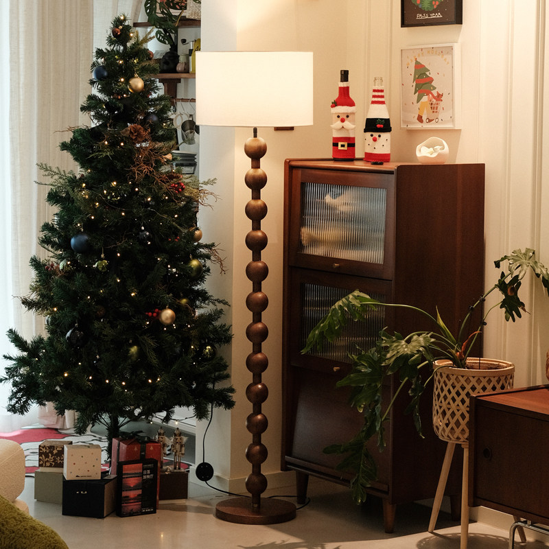 设计师中古落地灯客厅法式高级感中式美式复古侘寂风卧室落地台灯,淘宝优惠券,粉丝福利购,淘宝优惠卷